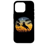 Retro Night Garden Sunset Nature Old English Bulldog Lover Carcasa para iPhone 16 Pro