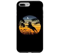 Retro Night Garden Sunset Nature Old English Bulldog Lover Carcasa para iPhone 7 Plus/8 Plus