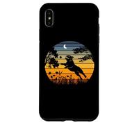 Retro Night Garden Sunset Nature Old English Bulldog Lover Carcasa para iPhone XS MAX