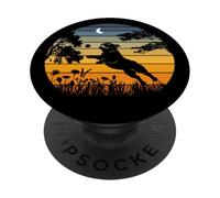 Retro Night Garden Sunset Nature Old English Bulldog Lover PopSockets PopGrip Adhesivo