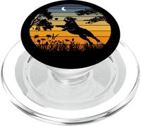 Retro Night Garden Sunset Nature Old English Bulldog Lover PopSockets PopGrip para MagSafe