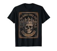 Retro No Kings 2.0 Desde 1776 Skull Larga Viva La Democracia Camiseta