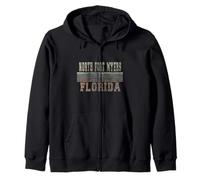 Retro North Fort Myers, Florida Sudadera con Capucha