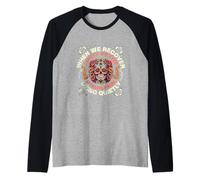 Retro Nos recuperamos en voz alta Mantenemos a otros de morir en silencio Camiseta Manga Raglan