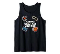 Retro Nostalgia I Am Not Old I Am Vintage Camiseta sin Mangas