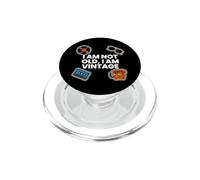 Retro Nostalgia I Am Not Old I Am Vintage PopSockets PopGrip para MagSafe