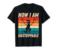 Retro Now I Am Unstoppable Camisa divertida T-Rex Regalos Vintage Camiseta