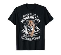 Retro nunca mató a un león de montaña pero he ahogado a un puma Camiseta