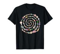 Retro Ocean Stones Conchas Boho Beach Y2K Estética Camiseta