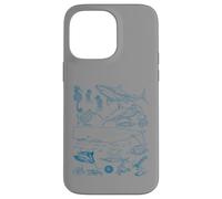 Retro Ocean Wildlife - Shark, Fish & Octopus Vibes Carcasa para iPhone 14 Pro MAX