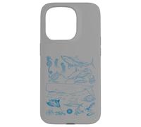 Retro Ocean Wildlife - Shark, Fish & Octopus Vibes Carcasa para iPhone 15 Pro