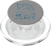 Retro Ocean Wildlife - Shark, Fish & Octopus Vibes PopSockets PopGrip para MagSafe