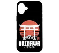 Retro Okinawa Japón Torii Gate Japanese Kanji Souvenir Carcasa para iPhone 16 Plus