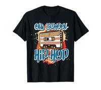 Retro Old School Hip Hop 80s 90s Graffiti Cassette Camiseta