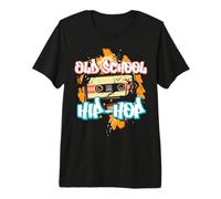 Retro Old School Hip Hop 80s 90s Graffiti Cassette Regalo Camiseta Premium