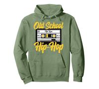 Retro Old School Hip Hop 80s 90s Graffiti Cassette Regalo Sudadera con Capucha