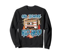 Retro Old School Hip Hop 80s 90s Graffiti Cassette Sudadera