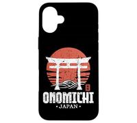 Retro Onomichi Japón Torii Gate Japanese Kanji Souvenir Carcasa para iPhone 16 Plus