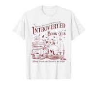 Retro Orgulloso Miembro Anti Social Del Club De Lectura Introvertido Camiseta