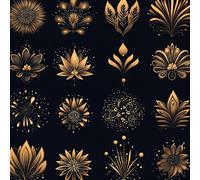 Retro Oro Sol Papel de Pared Autoadhesivo Universo Planeta Pelar y Pegar Papel Pintado Adhesivo Impermeable Mate Removible Wallpaper para Dormitorio Muebles Armario Pared Salon Pegatina 0.52x10 m