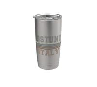 Retro Ostuni Italia Vaso térmico de acero inoxidable de doble pared