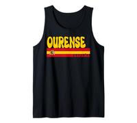 Retro OURENSE Ciudad España Vintage Estética Verano Vacaciones Camiseta sin Mangas