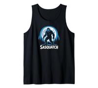 Retro Outdoor Bigfoot Sasquatch Wearing Sunglasses Forest Camiseta sin Mangas