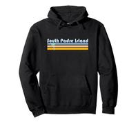 Retro Palmera Retro-SouthPadreIsland Sudadera con Capucha