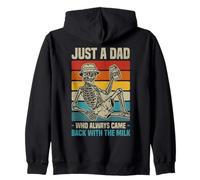 Retro para hombre Just A Dad Who Always Came Back With The Milk Sudadera con Capucha