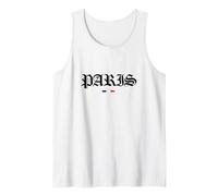 Retro Paris Old Outfit, Abstract Paris Illustration Fashion Camiseta sin Mangas