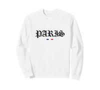 Retro Paris Old Outfit, Abstract Paris Illustration Fashion Sudadera