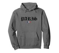 Retro Paris Old Outfit, Abstract Paris Illustration Fashion Sudadera con Capucha