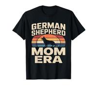 Retro Pastor Alemán Mamá Era Perro Camiseta