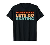 Retro Patinaje Artístico Pantinar - Hielo Vintage Patinador Camiseta