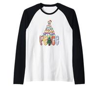 Retro Peace Sign Christmas Tree Ornaments For Hippie Family Camiseta Manga Raglan