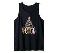 Retro Peace Sign Christmas Tree Ornaments For Hippie Family Camiseta sin Mangas