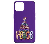 Retro Peace Sign Christmas Tree Ornaments For Hippie Family Carcasa para iPhone 13