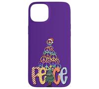 Retro Peace Sign Christmas Tree Ornaments For Hippie Family Carcasa para iPhone 15 Plus