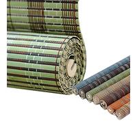 Retro Persiana Enrollable De Bambú Para Un Armario De Obra, Natural Estores De Bambú Para Exterior Tapar Una Ventana, Instalan Fácilmente, Controlar La Luz Del Sol, Decorativas, Personalizable