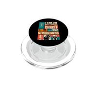 Retro Philippians 4:13 Versículo de la Biblia Culto Cristiano Música PopSockets PopGrip para MagSafe