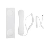 Retro Phone Handset Retro Style Type C Wired Plug in Handheld Phone Handset with Microphone Anti Slip Base High Definition Call Quality for Home Office Business Calls (White)