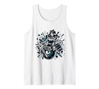 Retro Pin-Up Girl Bomber Girl Camiseta sin Mangas