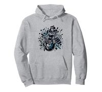 Retro Pin-Up Girl Bomber Girl Sudadera con Capucha