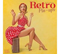Retro Pin Ups 2027 Calendar | Square Wall Calendar | Glamour & Pin Up Gift | Plastic Free Packaging | by Avonside Publishing