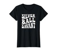 Retro Pinball Player Silver Ball Savant Camiseta gráfica económica