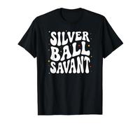 Retro Pinball Player Silver Ball Savant Camiseta gráfica económica