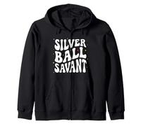 Retro Pinball Player Silver Ball Savant Sudadera con Capucha