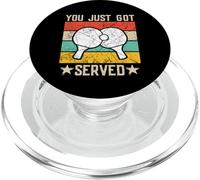 Retro Ping Pong Paddles Funny Serve Graphic Tenis de Mesa Diversión PopSockets PopGrip para MagSafe