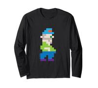 Retro Pixel Art Personaje 8-bit #2 por f-rico Manga Larga