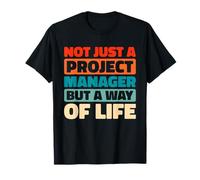 Retro Planificación - Gestión Vintage Gerente De Proyecto Camiseta
